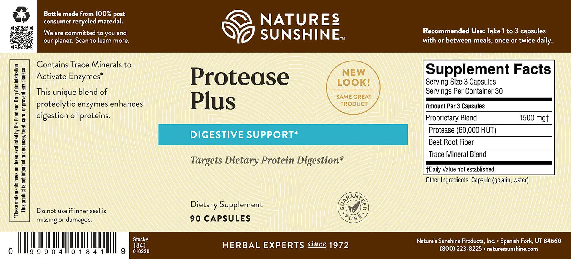 Nature's Sunshine Protease Plus - Image 2