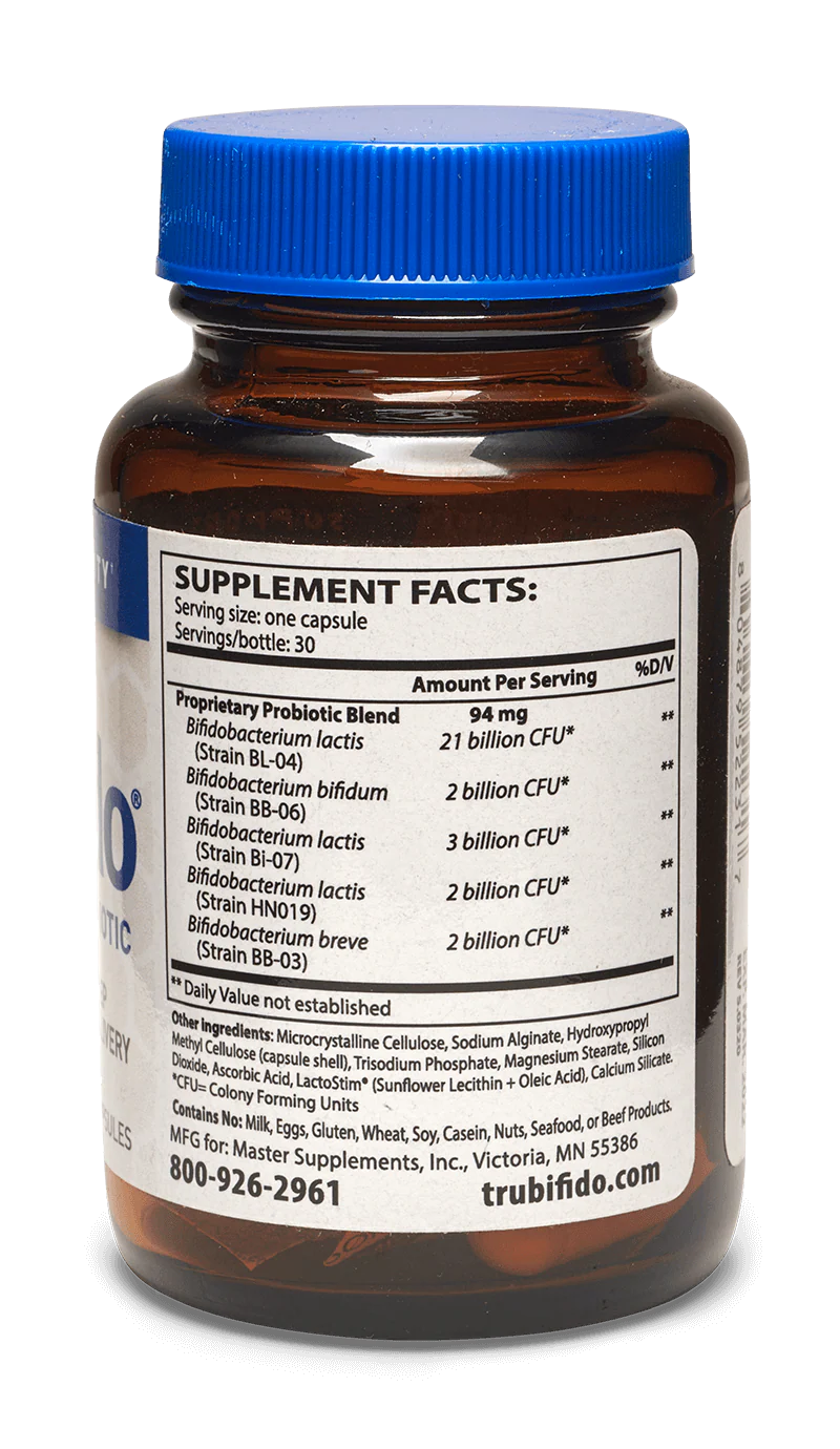 Master Supplements TRUBIFIDO – High Potency Broad Spectrum Probiotic - Image 2