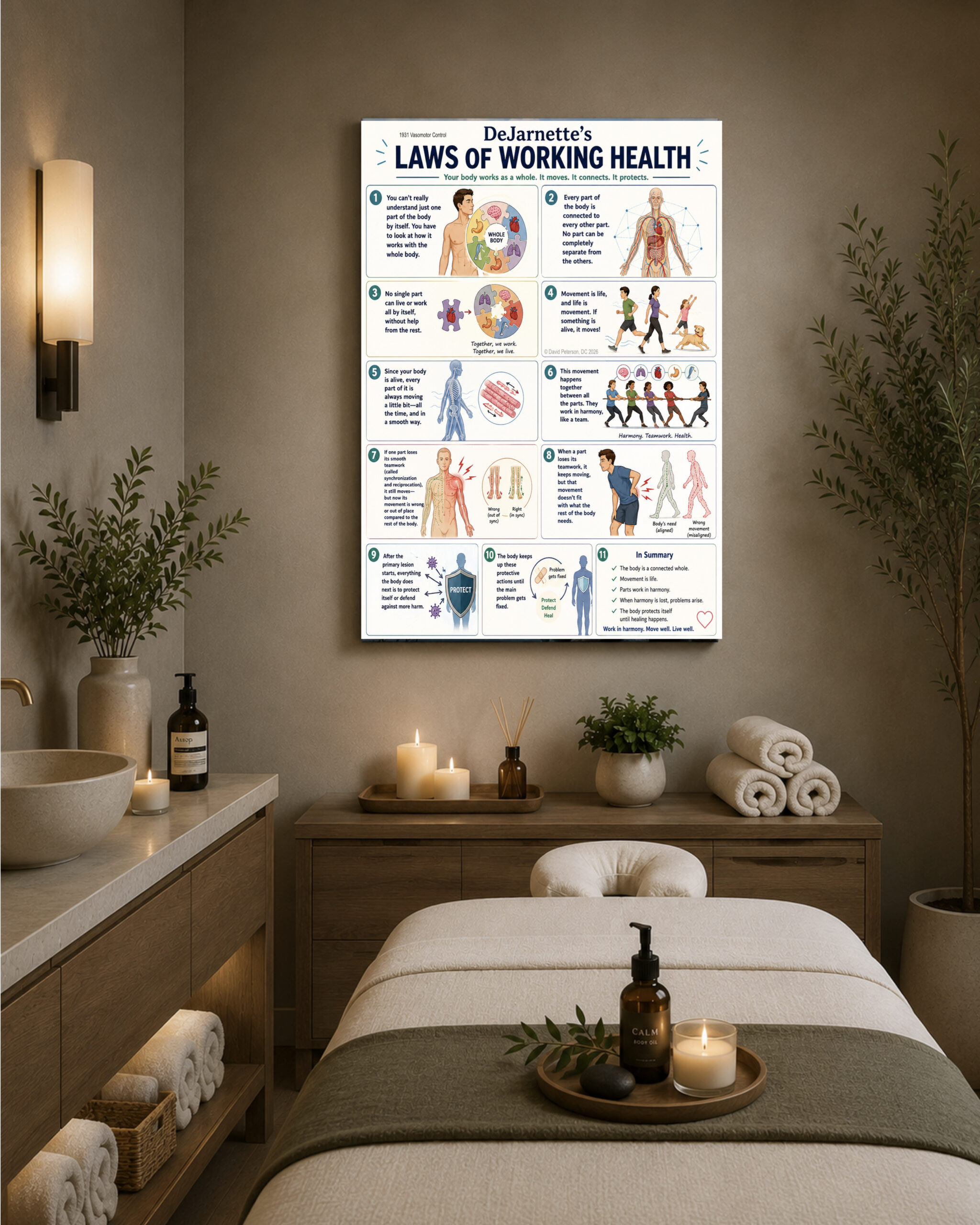 Foundational Chiropractic Wisdom: DeJarnette’s Laws of Working Health for Modern Practice