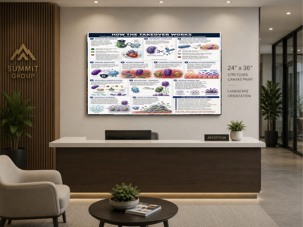 Microbial Survival Strategies: How Pathogens Divide, Conquer & Hijack Your Immune System Print | Poster